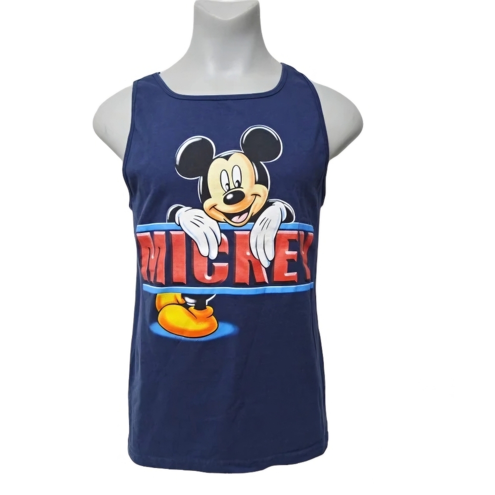 Vtg 90s Walt Disney World Graphic Sleeveless Shirt
